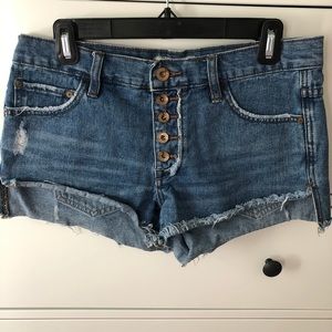 Denim cutoff shorts from Free People